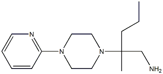 2-methyl-2-(4-pyridin-2-ylpiperazin-1-yl)pentan-1-amine Structure