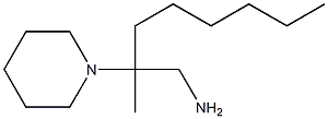 2-methyl-2-(piperidin-1-yl)octan-1-amine Structure