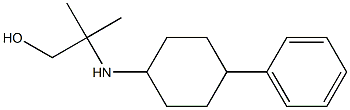 2-methyl-2-[(4-phenylcyclohexyl)amino]propan-1-ol Structure