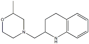 2-methyl-4-(1,2,3,4-tetrahydroquinolin-2-ylmethyl)morpholine Structure