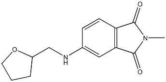 2-methyl-5-[(oxolan-2-ylmethyl)amino]-2,3-dihydro-1H-isoindole-1,3-dione Structure