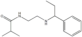 2-methyl-N-{2-[(1-phenylpropyl)amino]ethyl}propanamide Structure