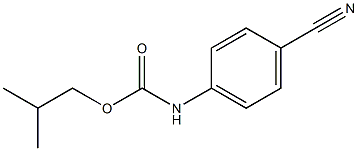 2-methylpropyl N-(4-cyanophenyl)carbamate Structure