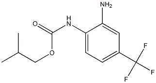 2-methylpropyl N-[2-amino-4-(trifluoromethyl)phenyl]carbamate Structure