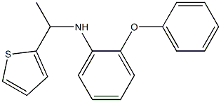 2-phenoxy-N-[1-(thiophen-2-yl)ethyl]aniline Structure