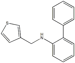 2-phenyl-N-(thiophen-3-ylmethyl)aniline 구조식 이미지