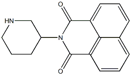 2-piperidin-3-yl-1H-benzo[de]isoquinoline-1,3(2H)-dione 구조식 이미지
