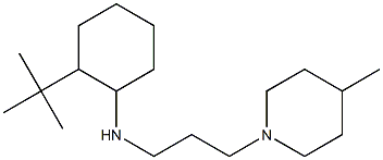 2-tert-butyl-N-[3-(4-methylpiperidin-1-yl)propyl]cyclohexan-1-amine Structure