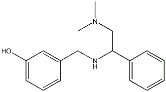 3-({[2-(dimethylamino)-1-phenylethyl]amino}methyl)phenol Structure