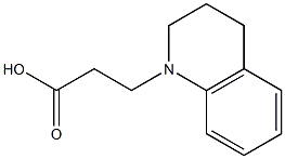 3-(1,2,3,4-tetrahydroquinolin-1-yl)propanoic acid 구조식 이미지