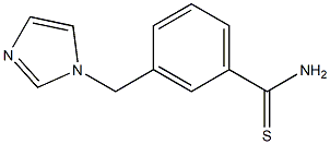 3-(1H-imidazol-1-ylmethyl)benzenecarbothioamide 구조식 이미지