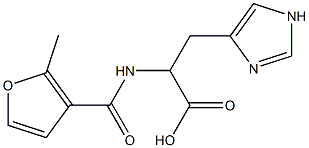 3-(1H-imidazol-4-yl)-2-[(2-methyl-3-furoyl)amino]propanoic acid Structure