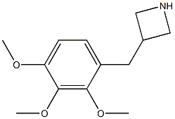 3-(2,3,4-trimethoxybenzyl)azetidine Structure