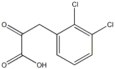 3-(2,3-dichlorophenyl)-2-oxopropanoic acid 구조식 이미지