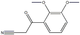 3-(2,3-dimethoxyphenyl)-3-oxopropanenitrile 구조식 이미지