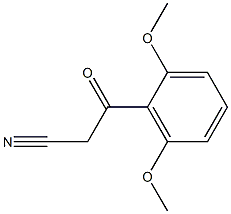 3-(2,6-dimethoxyphenyl)-3-oxopropanenitrile Structure
