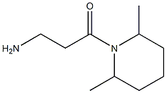 3-(2,6-dimethylpiperidin-1-yl)-3-oxopropan-1-amine 구조식 이미지