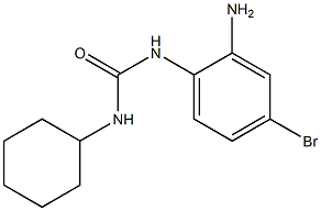 3-(2-amino-4-bromophenyl)-1-cyclohexylurea 구조식 이미지