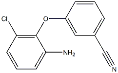 3-(2-amino-6-chlorophenoxy)benzonitrile Structure