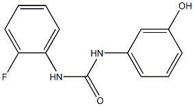 3-(2-fluorophenyl)-1-(3-hydroxyphenyl)urea Structure