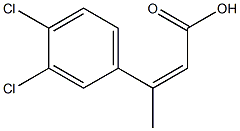 3-(3,4-dichlorophenyl)but-2-enoic acid 구조식 이미지