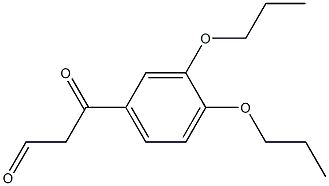 3-(3,4-dipropoxyphenyl)-3-oxopropanal Structure