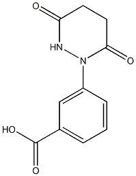 3-(3,6-dioxotetrahydropyridazin-1(2H)-yl)benzoic acid 구조식 이미지