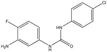 3-(3-amino-4-fluorophenyl)-1-(4-chlorophenyl)urea Structure