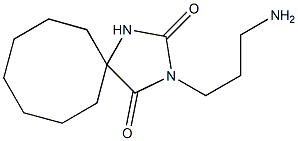 3-(3-aminopropyl)-1,3-diazaspiro[4.7]dodecane-2,4-dione Structure