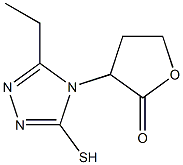 3-(3-ethyl-5-sulfanyl-4H-1,2,4-triazol-4-yl)oxolan-2-one 구조식 이미지