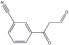 3-(3-oxopropanoyl)benzonitrile 구조식 이미지