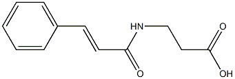 3-(3-phenylprop-2-enamido)propanoic acid 구조식 이미지