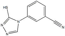 3-(3-sulfanyl-4H-1,2,4-triazol-4-yl)benzonitrile Structure