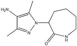 3-(4-amino-3,5-dimethyl-1H-pyrazol-1-yl)azepan-2-one 구조식 이미지