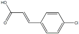 3-(4-chlorophenyl)prop-2-enoic acid 구조식 이미지