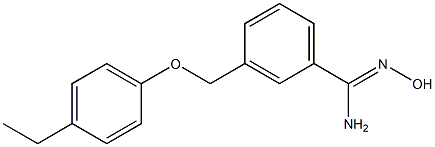 3-(4-ethylphenoxymethyl)-N'-hydroxybenzene-1-carboximidamide 구조식 이미지