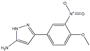 3-(4-methoxy-3-nitrophenyl)-1H-pyrazol-5-amine Structure