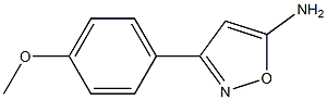 3-(4-methoxyphenyl)-1,2-oxazol-5-amine Structure