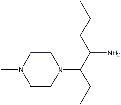 3-(4-methylpiperazin-1-yl)heptan-4-amine 구조식 이미지