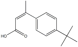 3-(4-tert-butylphenyl)but-2-enoic acid Structure
