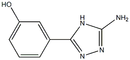 3-(5-amino-4H-1,2,4-triazol-3-yl)phenol Structure