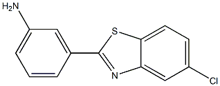 3-(5-chloro-1,3-benzothiazol-2-yl)aniline 구조식 이미지