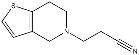 3-(6,7-dihydrothieno[3,2-c]pyridin-5(4H)-yl)propanenitrile Structure