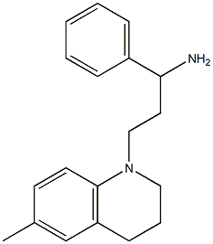 3-(6-methyl-1,2,3,4-tetrahydroquinolin-1-yl)-1-phenylpropan-1-amine Structure