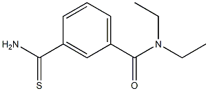 3-(aminocarbonothioyl)-N,N-diethylbenzamide Structure