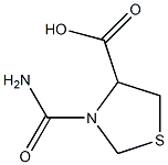 3-(aminocarbonyl)-1,3-thiazolidine-4-carboxylic acid 구조식 이미지