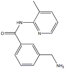 3-(aminomethyl)-N-(3-methylpyridin-2-yl)benzamide 구조식 이미지