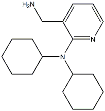 3-(aminomethyl)-N,N-dicyclohexylpyridin-2-amine Structure