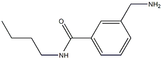 3-(aminomethyl)-N-butylbenzamide 구조식 이미지