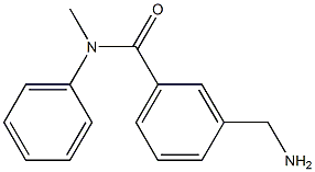 3-(aminomethyl)-N-methyl-N-phenylbenzamide Structure